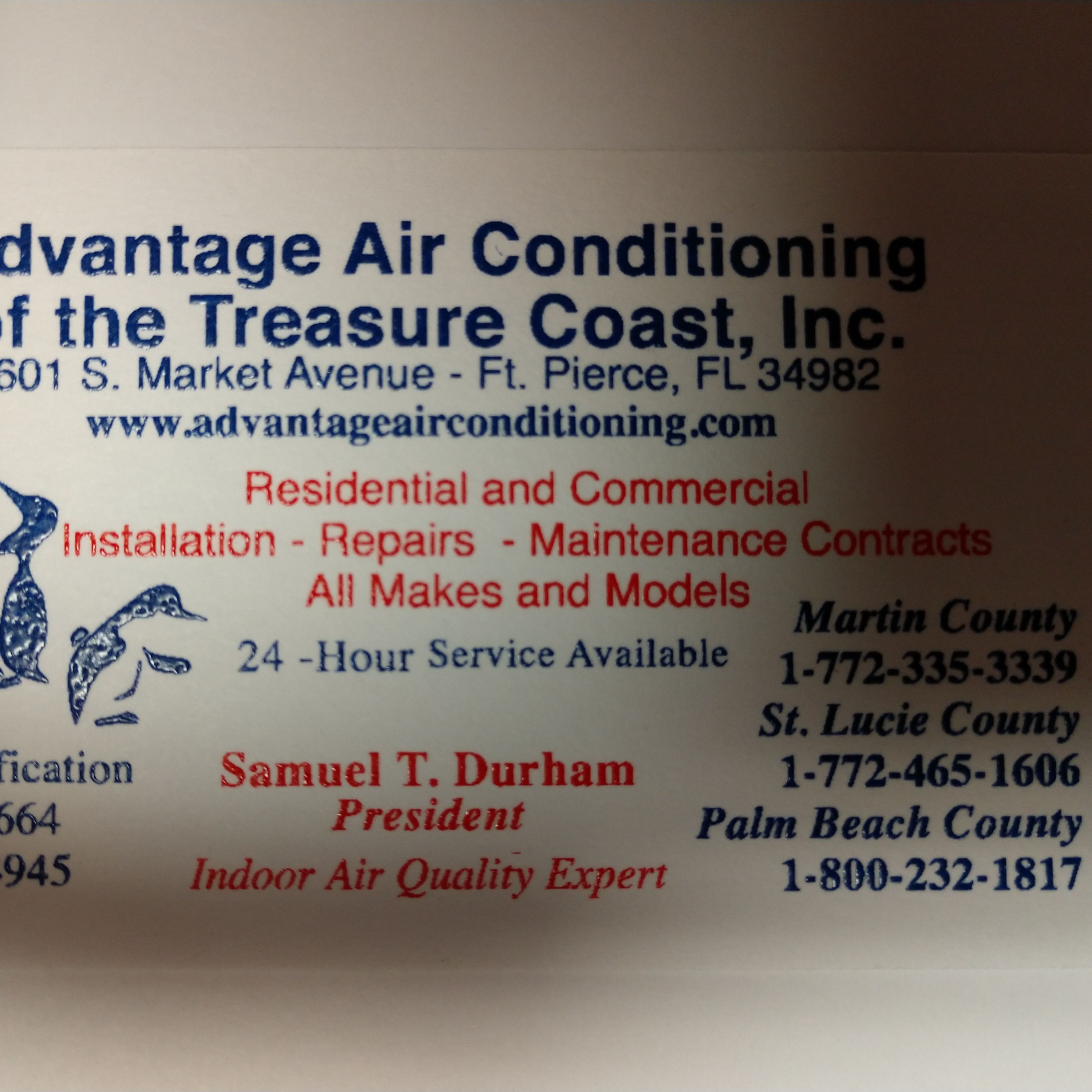 Advantage Air Conditioning of the Treasure Coast