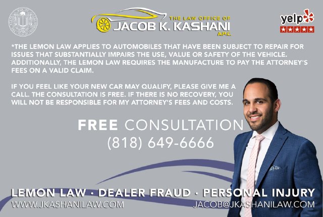 The Lemon Law Office of Jacob K Kashani