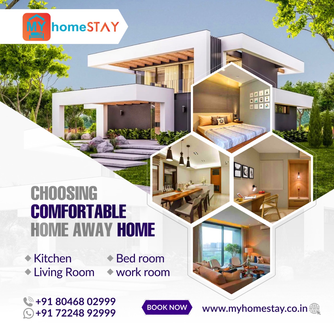 MyHomeStay - Service Apartment in Bangalore