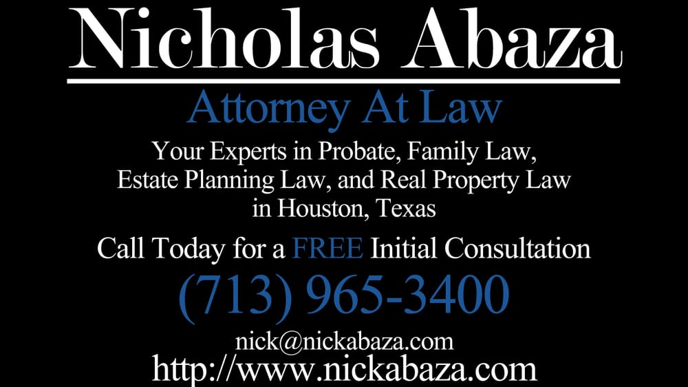 Nicholas Abaza Attorney at Law